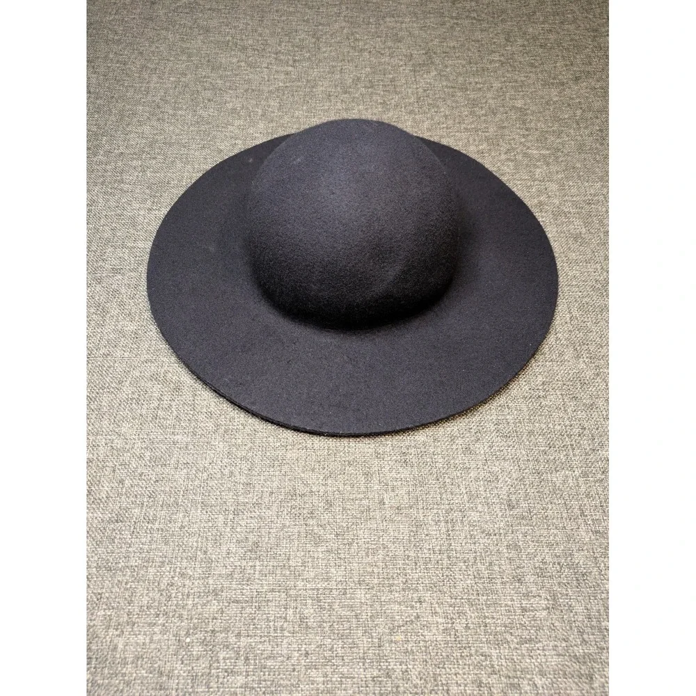 J.Crew 100% Wool Gray Hat Medium / Large Womens Boho Classic Style Floppy Sun